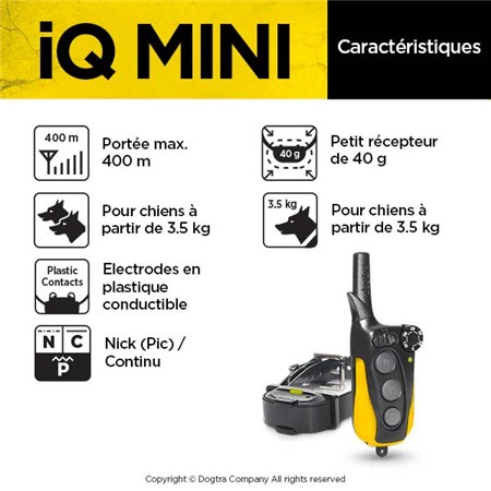 ΕΚΠΑΙΔΕΥΤΙΚΌ ΚΟΛΆΡΟ DOGTRA IQ MINI