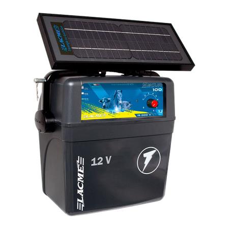 Electrificateur Lacme Secur Solis 6W + Accumulateur 12 V - 50 Ah Lacme Lacme Secur Solis Und Akku