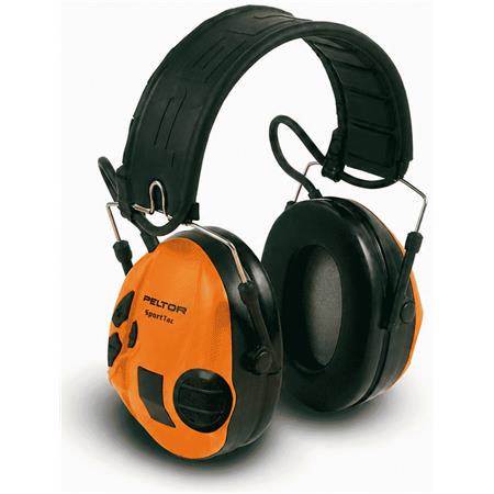 Elektroninen Kuulonsuojain Peltor Sporttac Vihreä/Oranssi + Geelihygienakitti