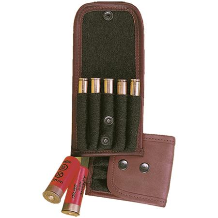 Etui À Cartouches En Cuir De Boeuf Et Loden 5C - Fritzmann Fritzmann