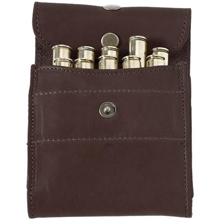 Etui À Cartouches En Cuir De Boeuf Pleine Fleur 10C - Fritzmann Fritzmann