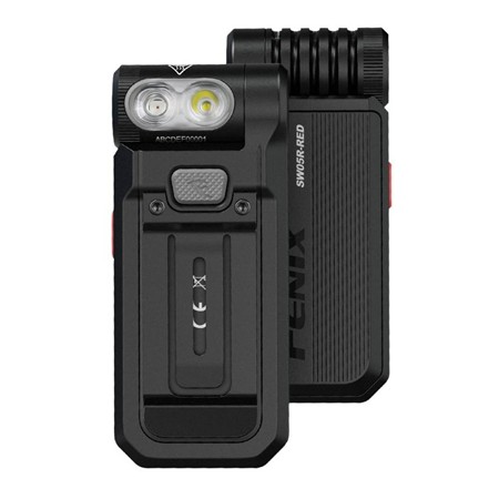 ΦΑΚΌΣ ΧΕΙΡΌΣ FENIX ΕΠΑΝΑΦΟΡΤΙΖΌΜΕΝΟΣ SW05R-RED 150 LUMENS