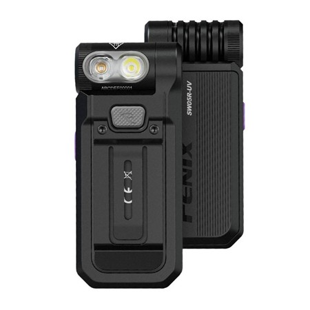 ΦΑΚΌΣ ΧΕΙΡΌΣ FENIX ΕΠΑΝΑΦΟΡΤΙΖΌΜΕΝΟΣ SW05R-UV 150 LUMENS