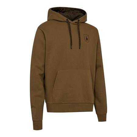 Felpa Uomo Deerhunter Logo Hoodie - Butternut