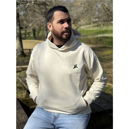 Felpa Uomo Le Pairon Bécassier Con Cappuccio Oversize - Beige