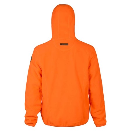 FELPA UOMO PERCUSSION PILE CON CAPPUCCIO - NARANJA - ARANCIONE