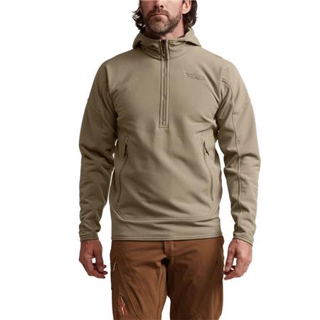 FELPA UOMO SITKA ALPHA HOODIE - BUCKSKIN