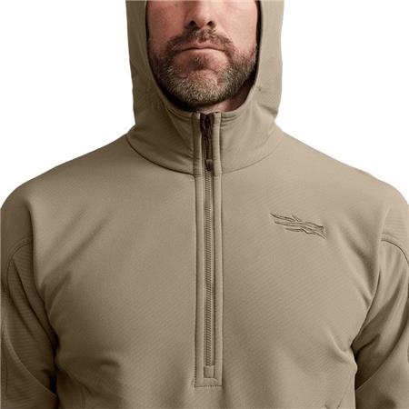 FELPA UOMO SITKA ALPHA HOODIE - BUCKSKIN
