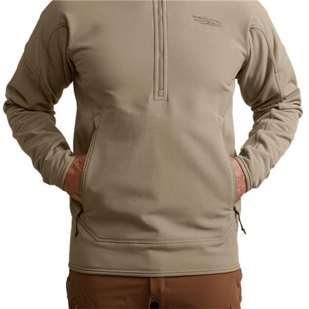 FELPA UOMO SITKA ALPHA HOODIE - BUCKSKIN