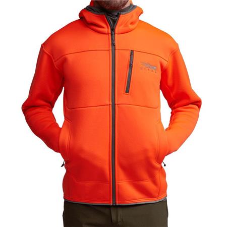 FELPA UOMO SITKA TRAVERSE - BLAZE ORANGE