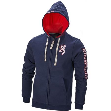 FELPE UOMO BROWNING SWEATSHIRT ZIP SNAPSHOT 22G MISURA 20