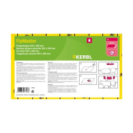 FEUILLES ATTRAPE-MOUCHES KERBL FLYMASTER