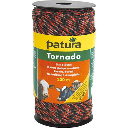 Fil Électro-Plastique Patura Tornado - Marron/Orange