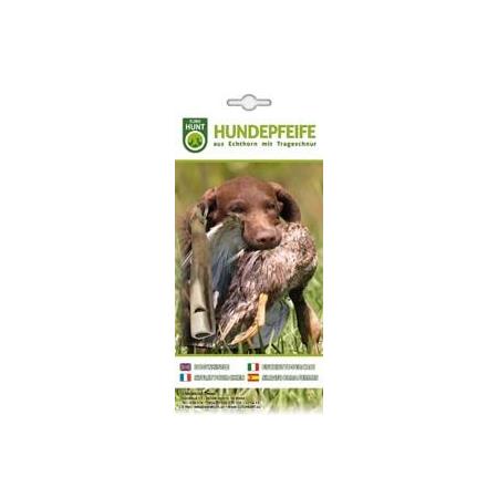 FISCHIETTO PER CANE EUROHUNT IN CORNO DI CERVO