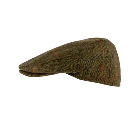 FLAT CAP JACK PYKE PLATE TWEED - BRUN