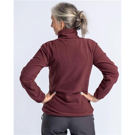 FLEECE DAM PINEWOOD FINNVEDEN FLEECE - EARTH PLUM