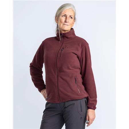 FLEECE DAM PINEWOOD FINNVEDEN FLEECE - EARTH PLUM