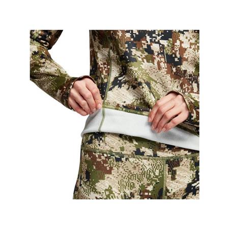 FLEECE DAMEN SITKA CORE MID WT CREW - OPTIFADE SUBALPINE