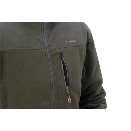 FLEECE HEREN CHIRUCA MYLES 07 - GROEN/BRUIN