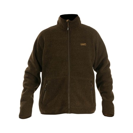 FLEECE HEREN HART GREDOS-S - BRUIN