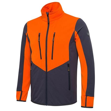Fleece Herren Beretta Rupicapra Jacket - Orange/Ebenholz