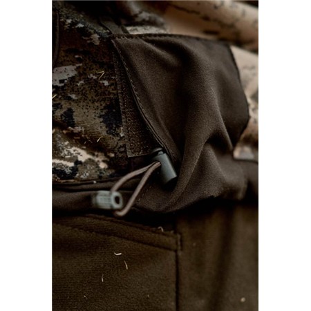 FLEECE HERREN HARKILA KAMKO WENDBAR - GRÜN/ORANGE