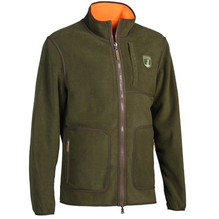 Fleece Herren Percussion Reversible Finlande - Khaki/Orange