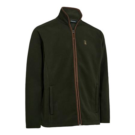 Fleece Langarm Herren Deerhunter Cumbria - Forest Ember