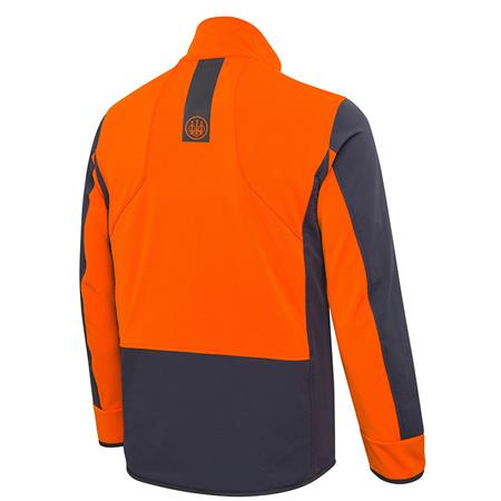 FLEECE TIL HERRE BERETTA RUPICAPRA JACKET - ORANGE/EBONY
