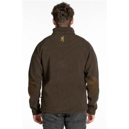 FLEECE TIL HERRE BROWNING SUMMIT - BRUN