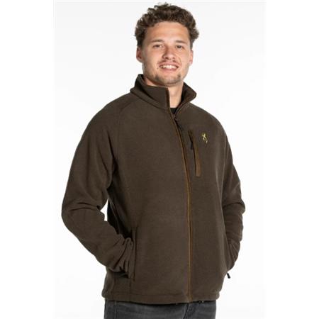 FLEECE TIL HERRE BROWNING SUMMIT - BRUN