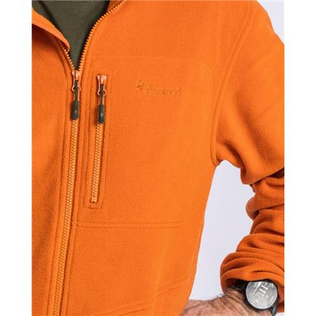 FLEECE TIL HERRE PINEWOOD FINNVEDEN FLEECE - BRÆNDT ORANGE