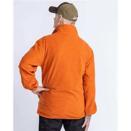 FLEECE TIL HERRE PINEWOOD FINNVEDEN FLEECE - BRÆNDT ORANGE