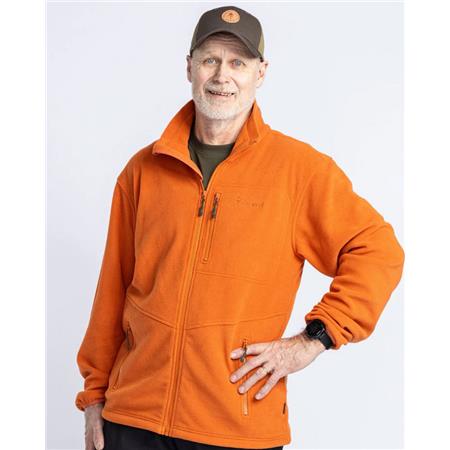 FLEECE TIL HERRE PINEWOOD FINNVEDEN FLEECE - BRÆNDT ORANGE
