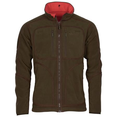 Fleece Til Herre Pinewood Furudal Reversible Fleece - Brun/Rød