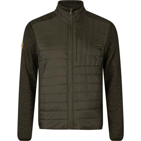 Fleece Til Herre Seeland Theo Hybrid Jacket - Grøn