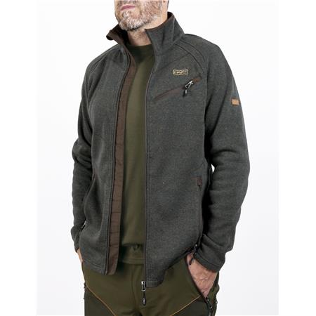 FLEECE TIL HERRER HART CELLE - GRÅ