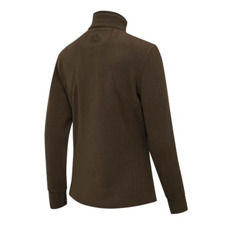FLEECE TIL KVINDER BERETTA HP LOGO W FULL ZIP - BRUN BARK