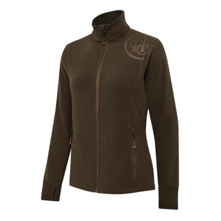 Fleece Til Kvinder Beretta Hp Logo W Full Zip - Brun Bark
