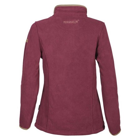 FLEECE TIL KVINDER PERCUSSION SCOTLAND - BORDEAUX