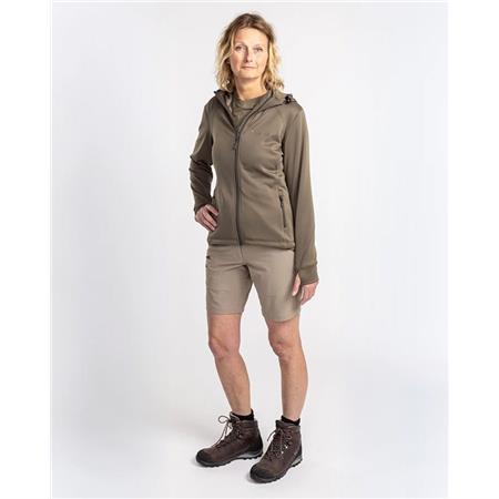 FLEECE TIL KVINDER PINEWOOD FINNVEDEN HOODIE W - OLIVEN