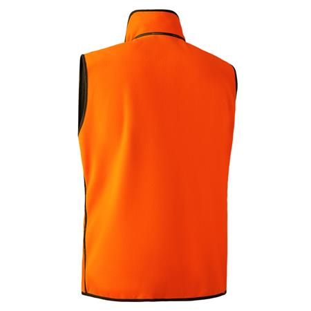 FLEECE TIL MÆND DEERHUNTER GAMEKEEPER REVERSIBLE FLEECE - SIKKERHEDSORANGE