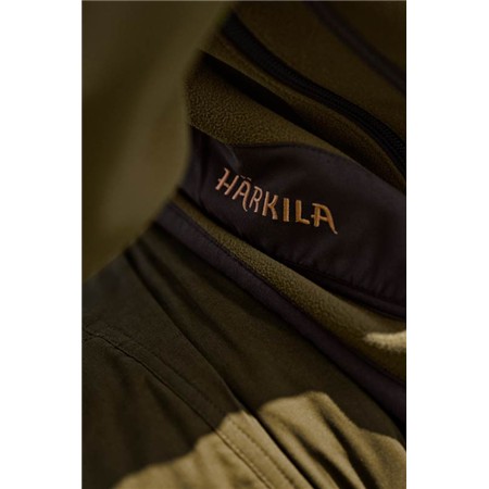 FLEECE TIL MÆND HARKILA KAMKO FLEECE - MØRK OLIVENGRØN/ARABISK SPICE