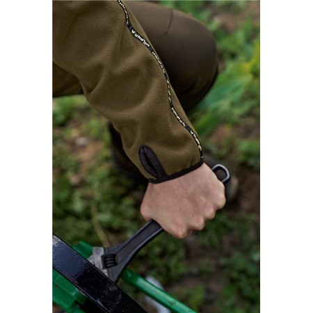 FLEECE TIL MÆND HARKILA KAMKO FLEECE - MØRK OLIVENGRØN/ARABISK SPICE