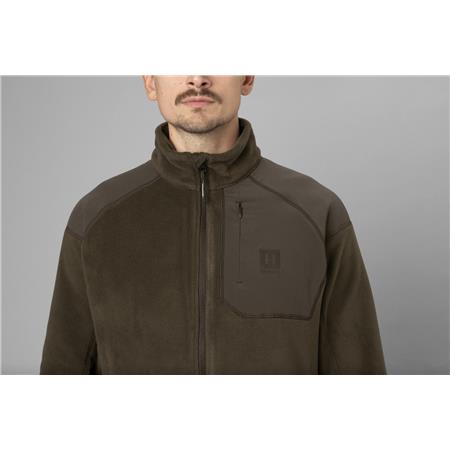 FLEECE TIL MÆND HARKILA VENJAN 2.0 - BRUN