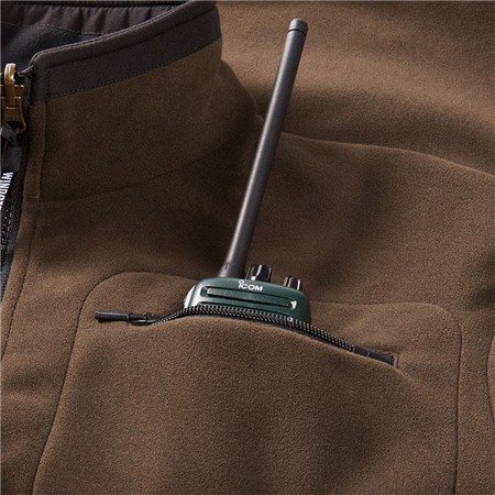 FLEECE VOOR HEREN HARKILA KAMKO OMKEERBAAR - GROEN/ORANJE