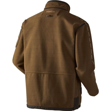 FLEECE VOOR HEREN HARKILA KAMKO OMKEERBAAR - GROEN/ORANJE