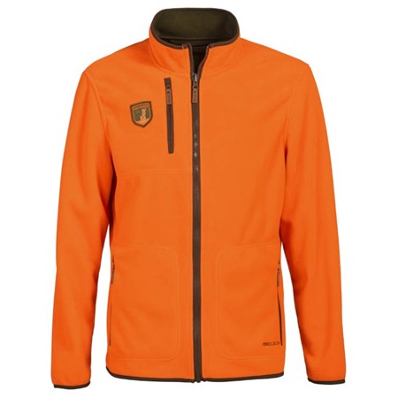 FLEECE VOOR HEREN PERCUSSION REVERSIBLE FINLANDE - KAKI/ORANJE