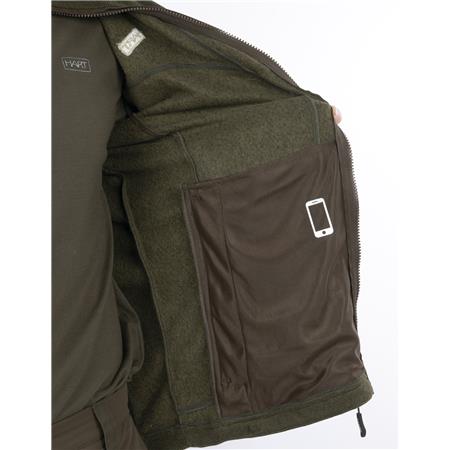 FLEECEJACKE FÜR MÄNNER HART BAUEN-FZ - VERT