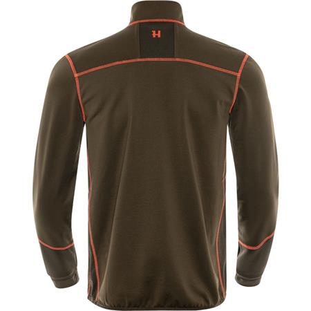 FLEECEJACKE HERREN HARKILA SCANDINAVIAN FLEECE - GRÜN/BRAUN